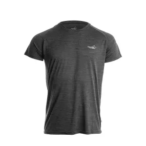 Action Training Short Sleeve Top Men (Black-Mélange)