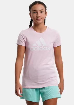 Adidas Girls Essentials Big Logo Tee <br> IC6123