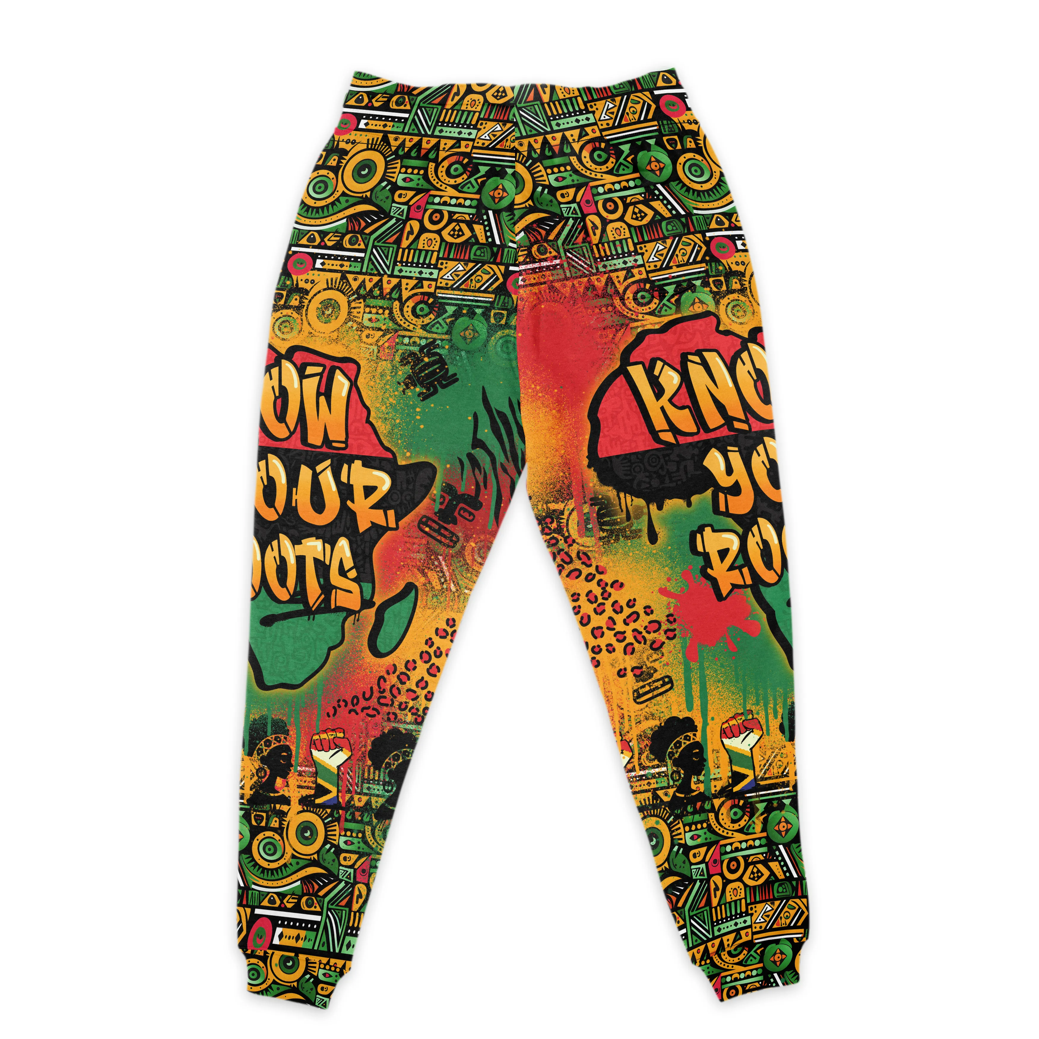 African Map Graffiti All-over Hoodie and Joggers Set