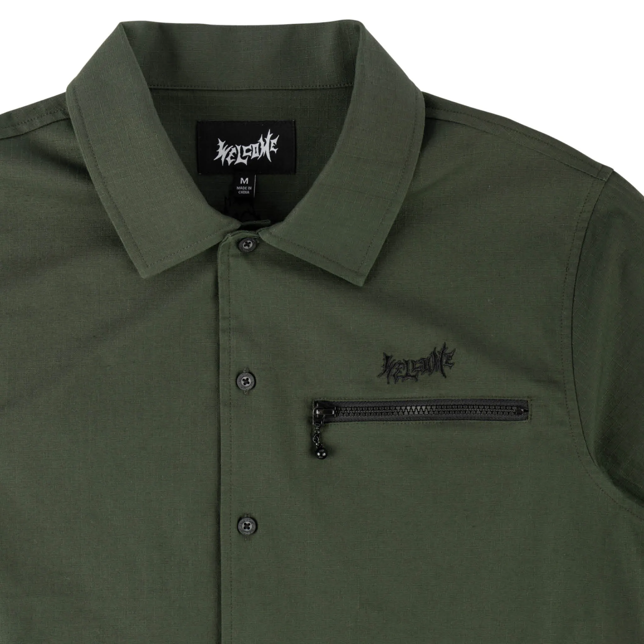 Altar Embroidered Ripstop Work Shirt - Ivy