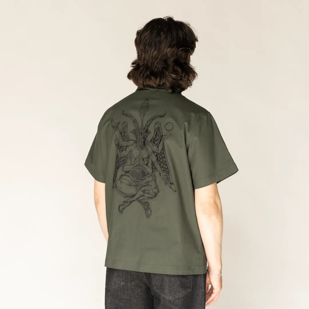 Altar Embroidered Ripstop Work Shirt - Ivy