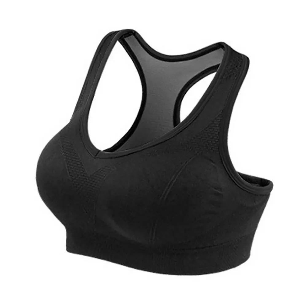 ALWAYS Women Racerback Sports Bra - High Impact Workout Yoga Gym