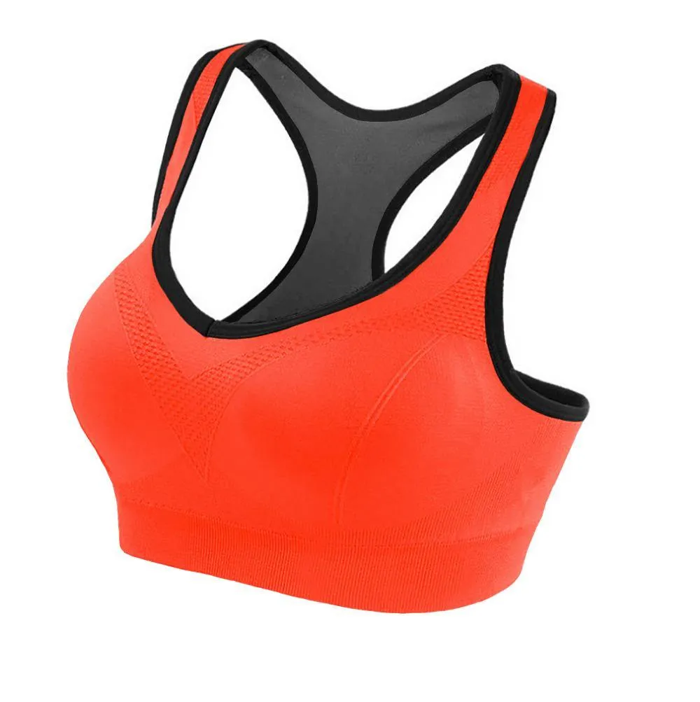 ALWAYS Women Racerback Sports Bra - High Impact Workout Yoga Gym