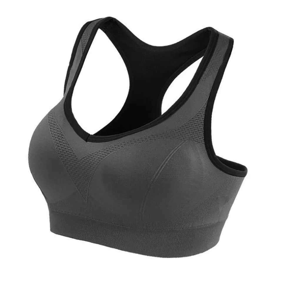 ALWAYS Women Racerback Sports Bra - High Impact Workout Yoga Gym