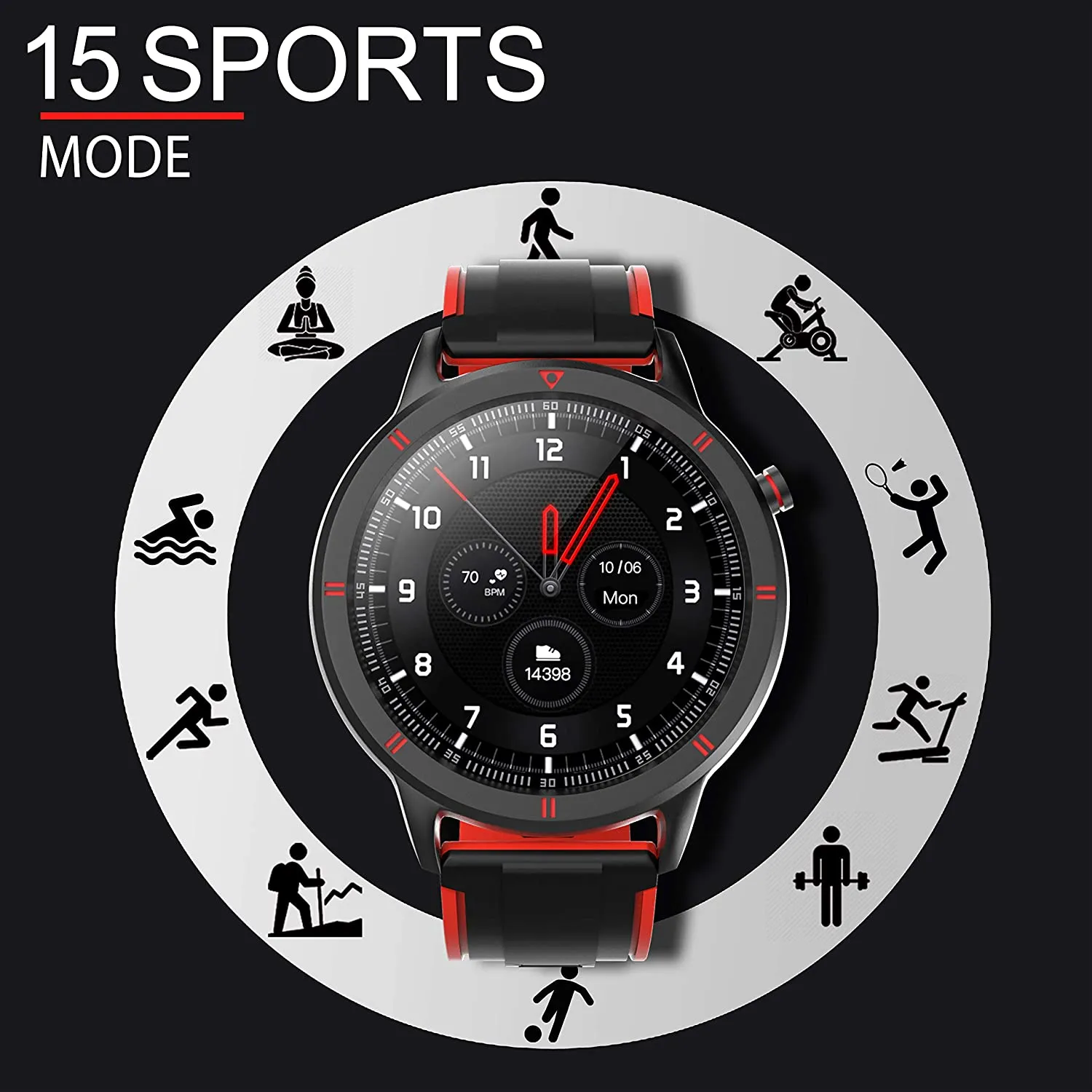 AQFIT W15 Fitness Smartwatch