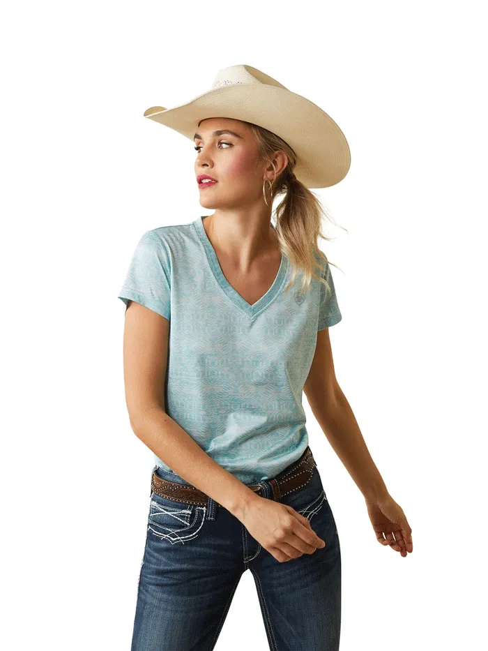 Ariat 10043528 Womens Laguna Top Zia Print