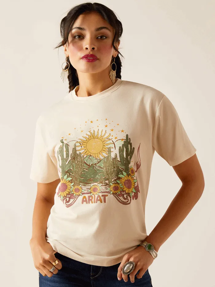 Ariat 10048583 Womens Desert Dreaming T-Shirt Natural