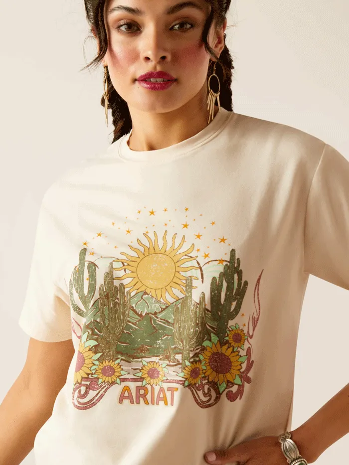 Ariat 10048583 Womens Desert Dreaming T-Shirt Natural