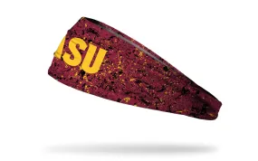 Arizona State University: Splatter Maroon Headband