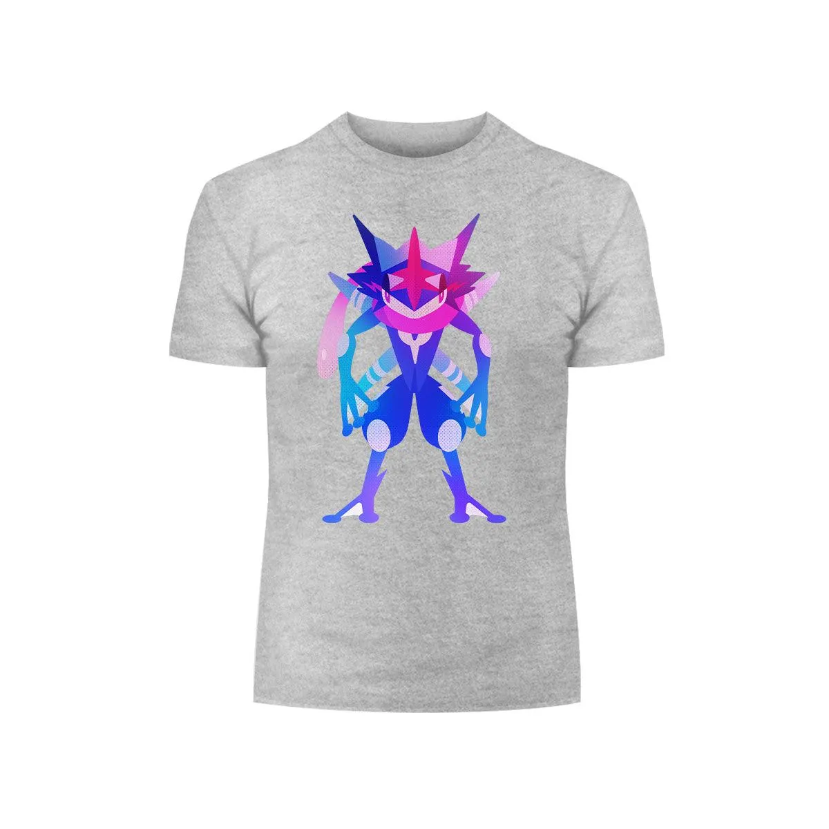 Ash Greninja Dual-Type Water Dark Pokémon Go Generation Six Black Tee