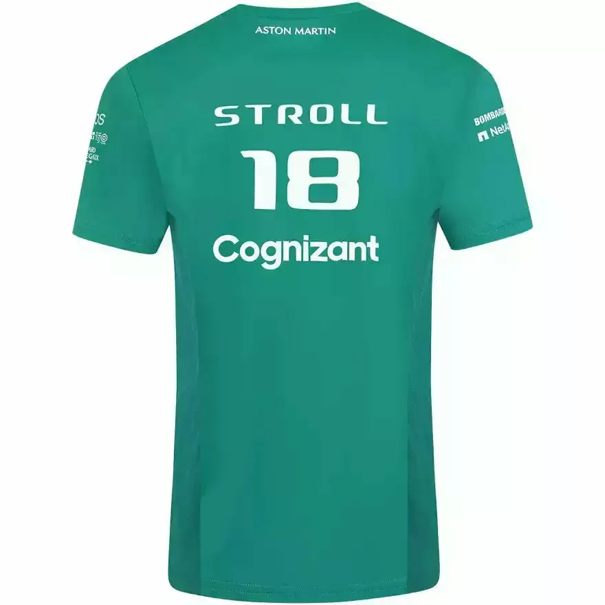 Aston Martin Cognizant F1 2022 Men's Lance Stroll Driver T-Shirt- Green