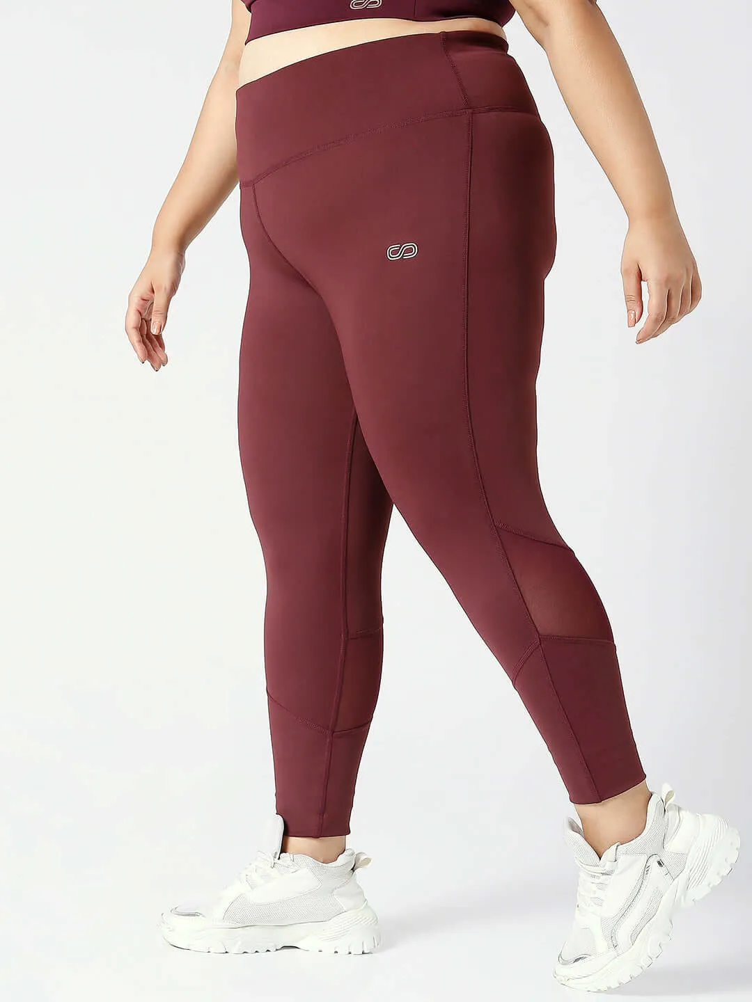 Ath Perform 7/8 High Waist Leggings Plum Plus