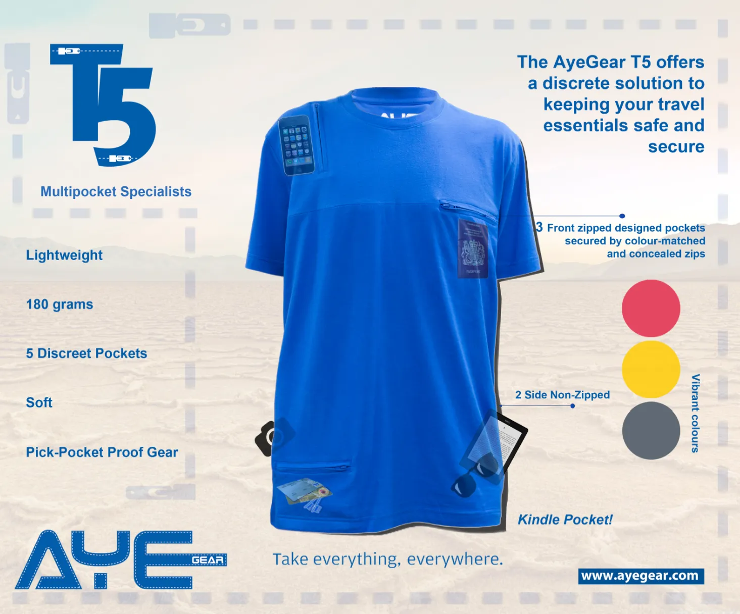 AyeGear 5 Pocket Tshirt