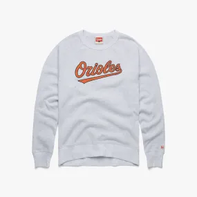 Baltimore Orioles Jersey Logo Crewneck