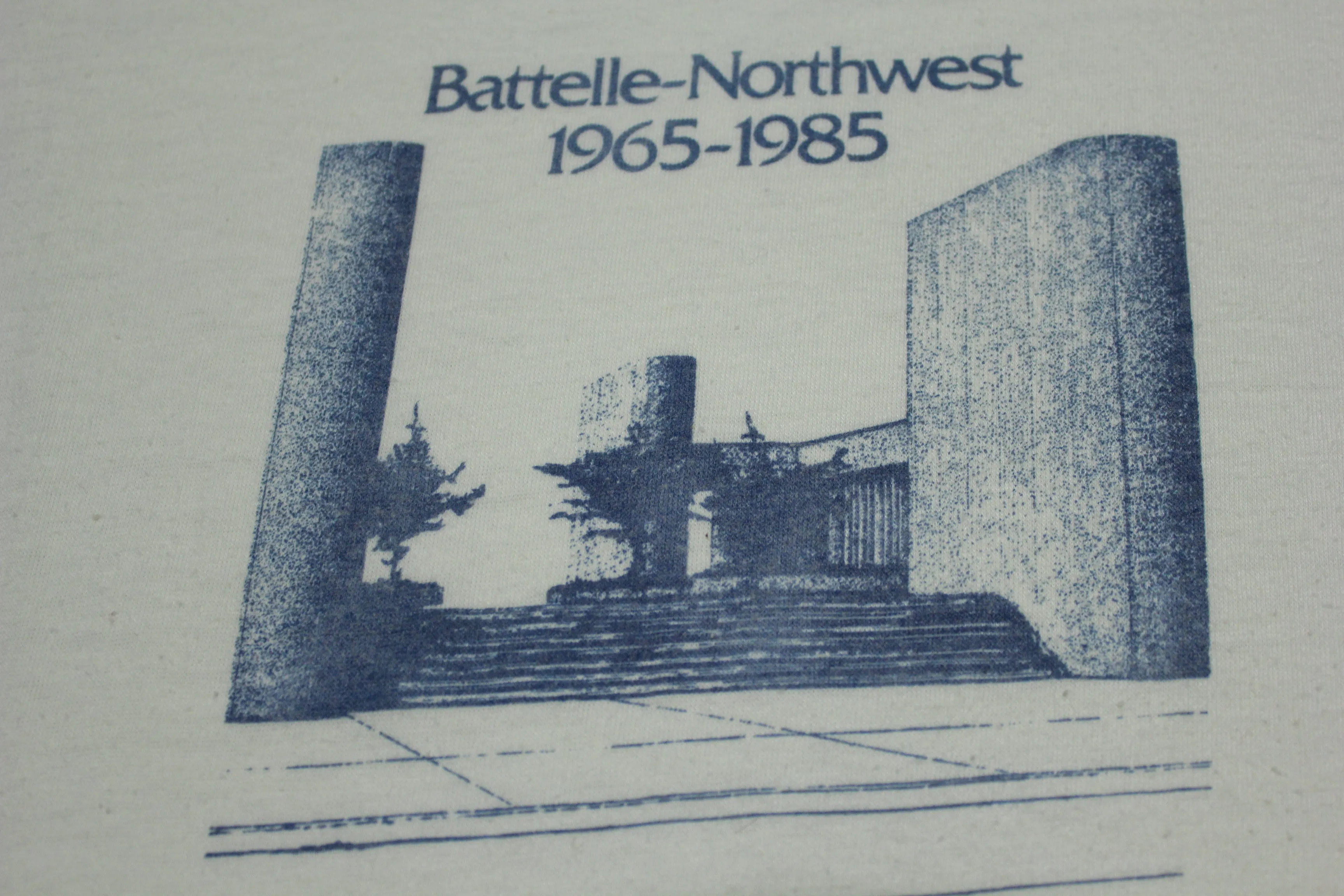 Battelle Northwest PNNL 1965-1985 Vintage Hanes 50/50 USA T-Shirt