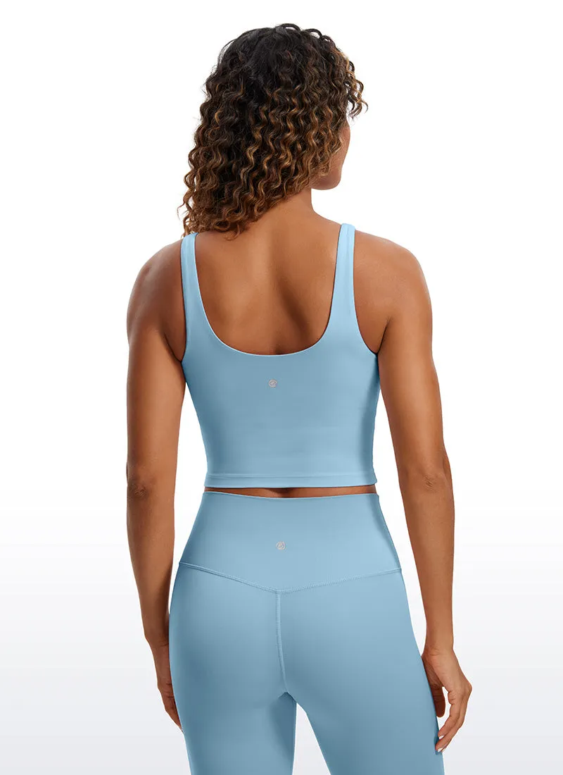 Butterluxe U Back Longline Built-in Bra Tanks