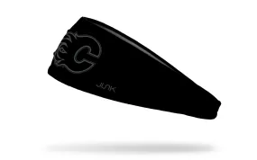 Calgary Flames: Gray Logo Headband