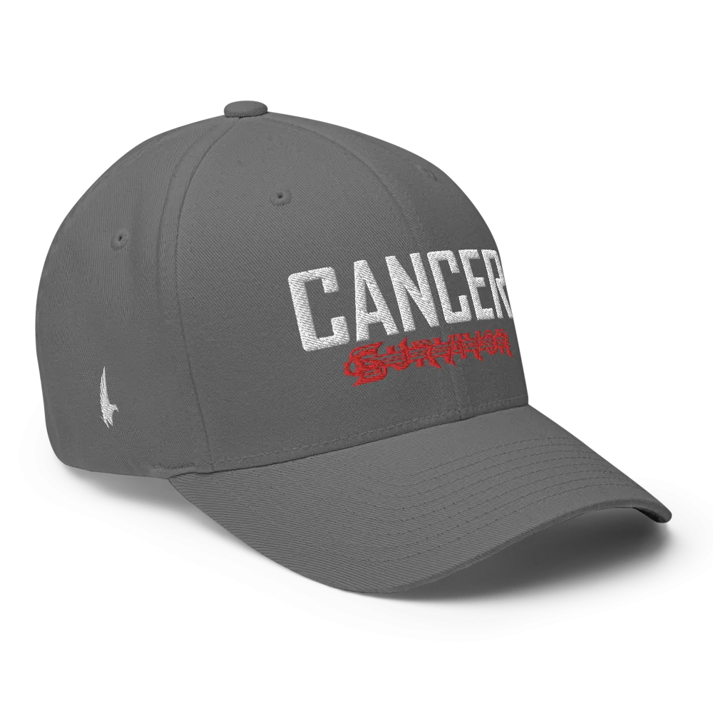 Cancer Survivor Tattoo Fitted Hat