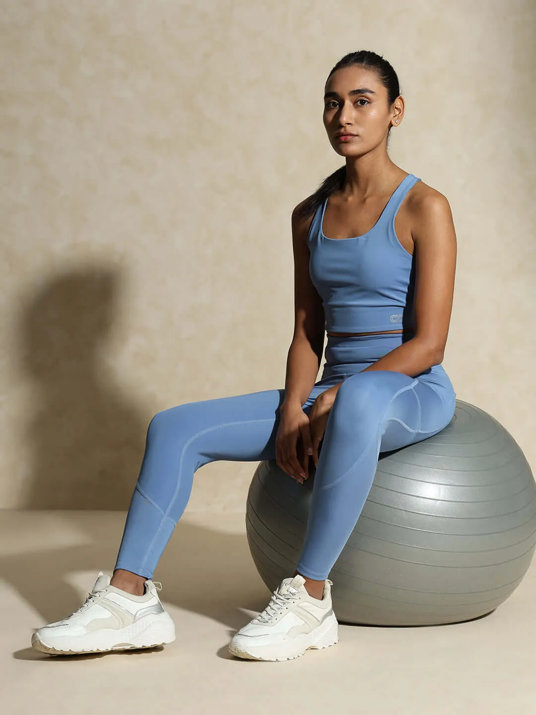 Cerulean High Impact Action Bra & Aura Leggings