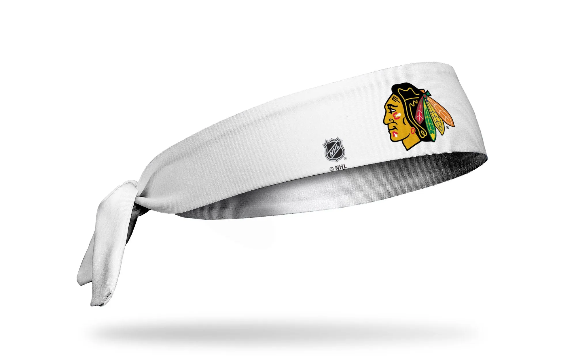 Chicago Blackhawks: Logo White Tie Headband