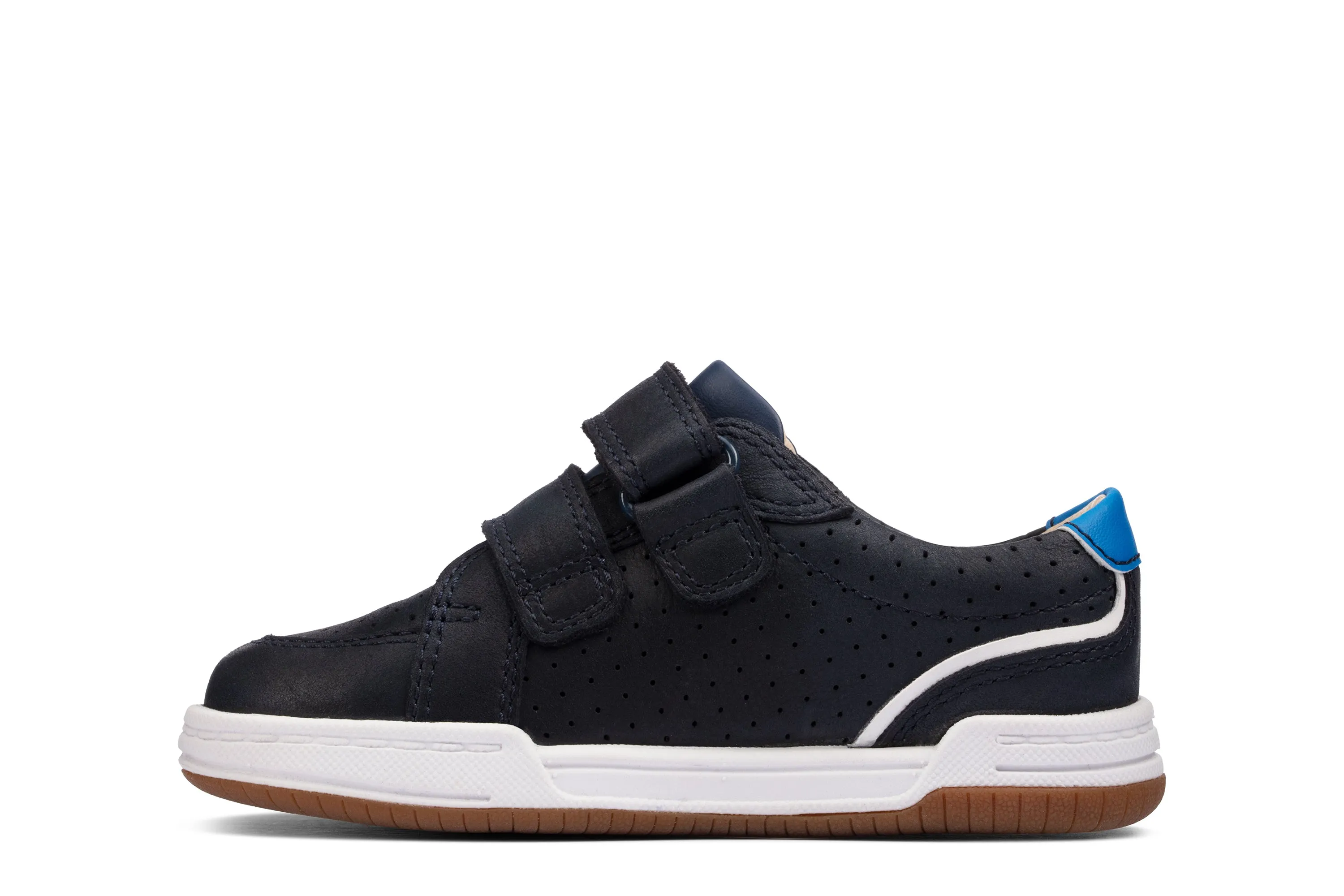 Clarks Fawn Solo T Navy Leather