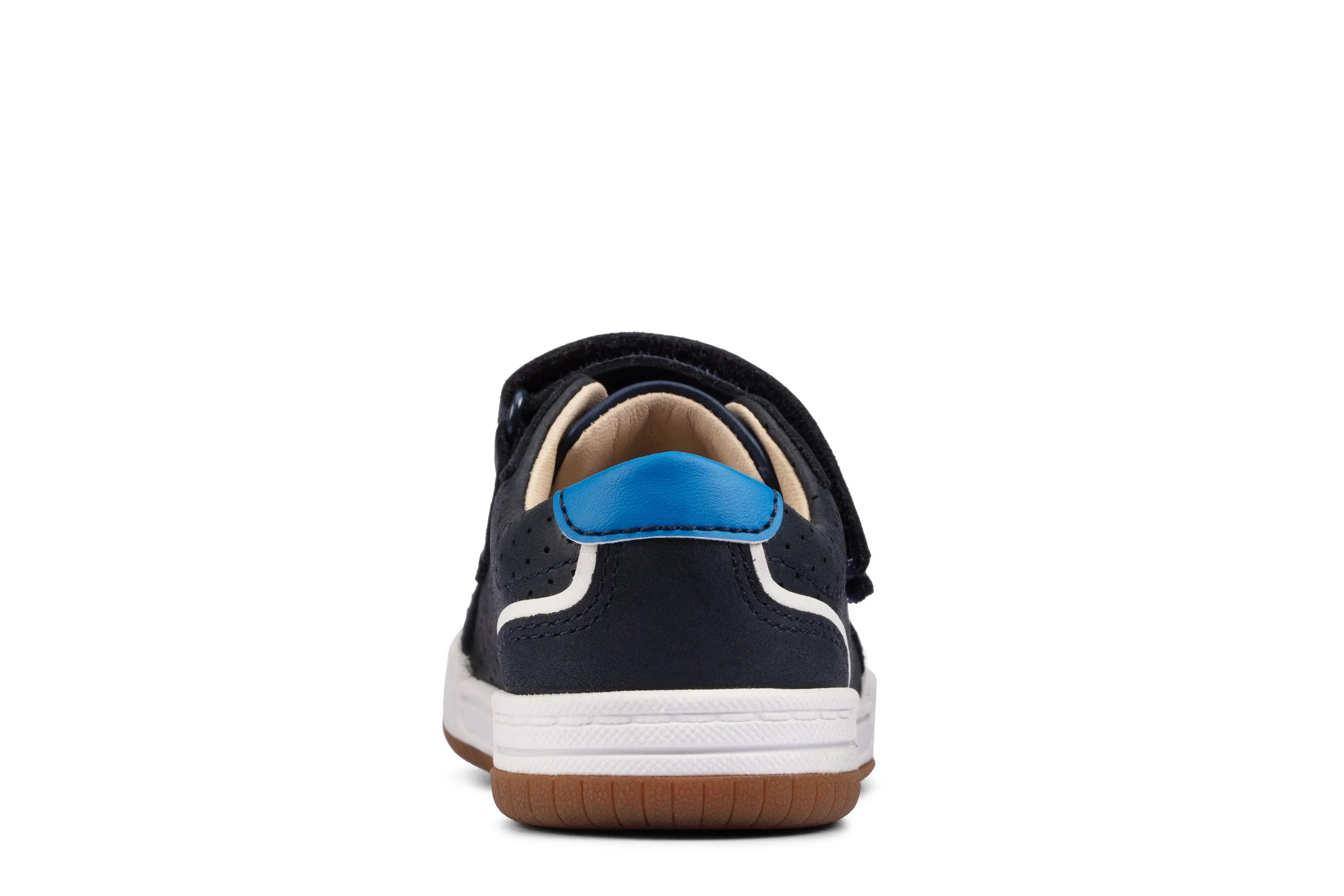 Clarks Fawn Solo T Navy Leather