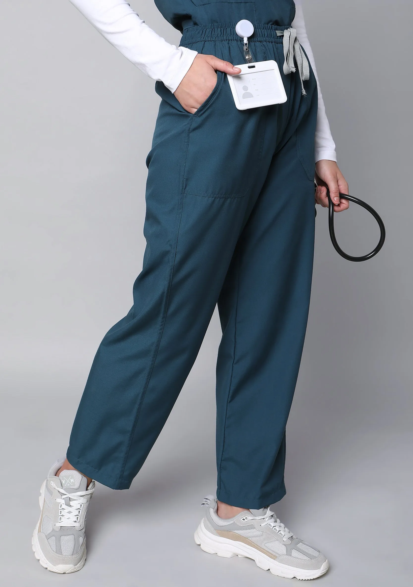 Classic Women's 5-Pocket (Forest Green) Scrub