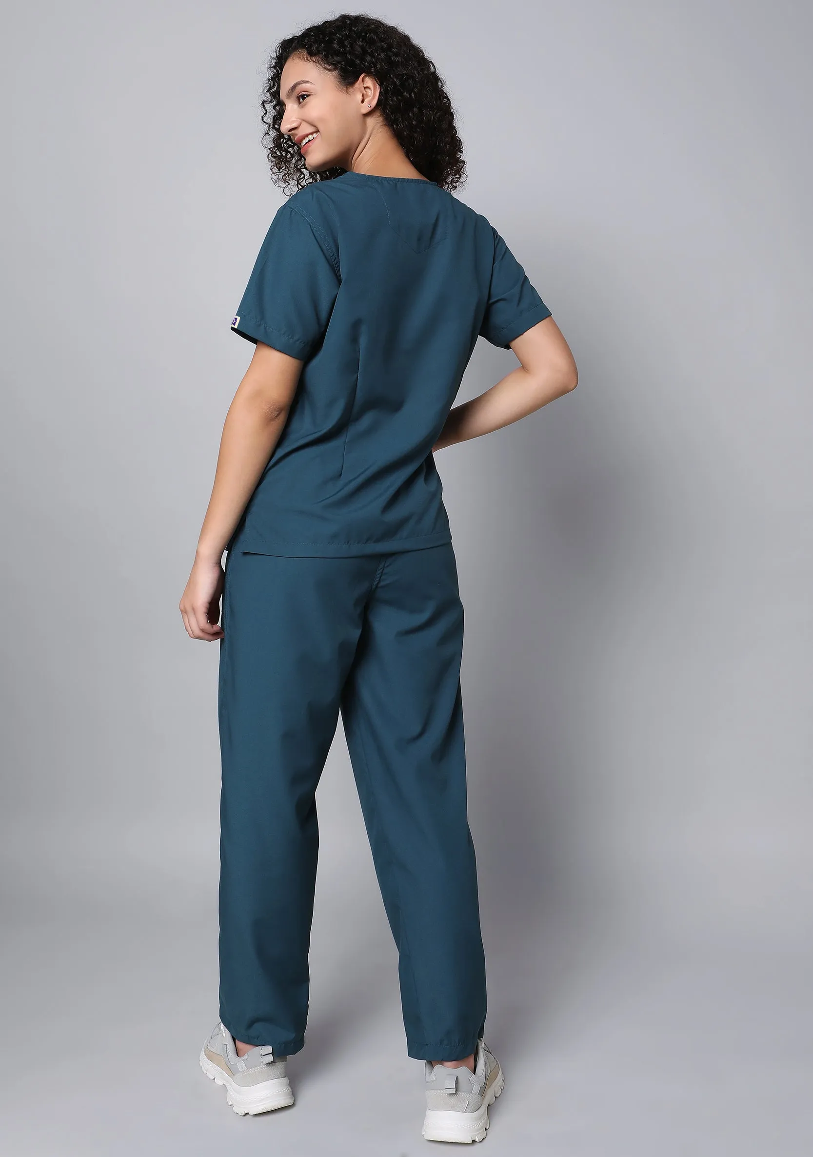 Classic Women's 5-Pocket (Forest Green) Scrub