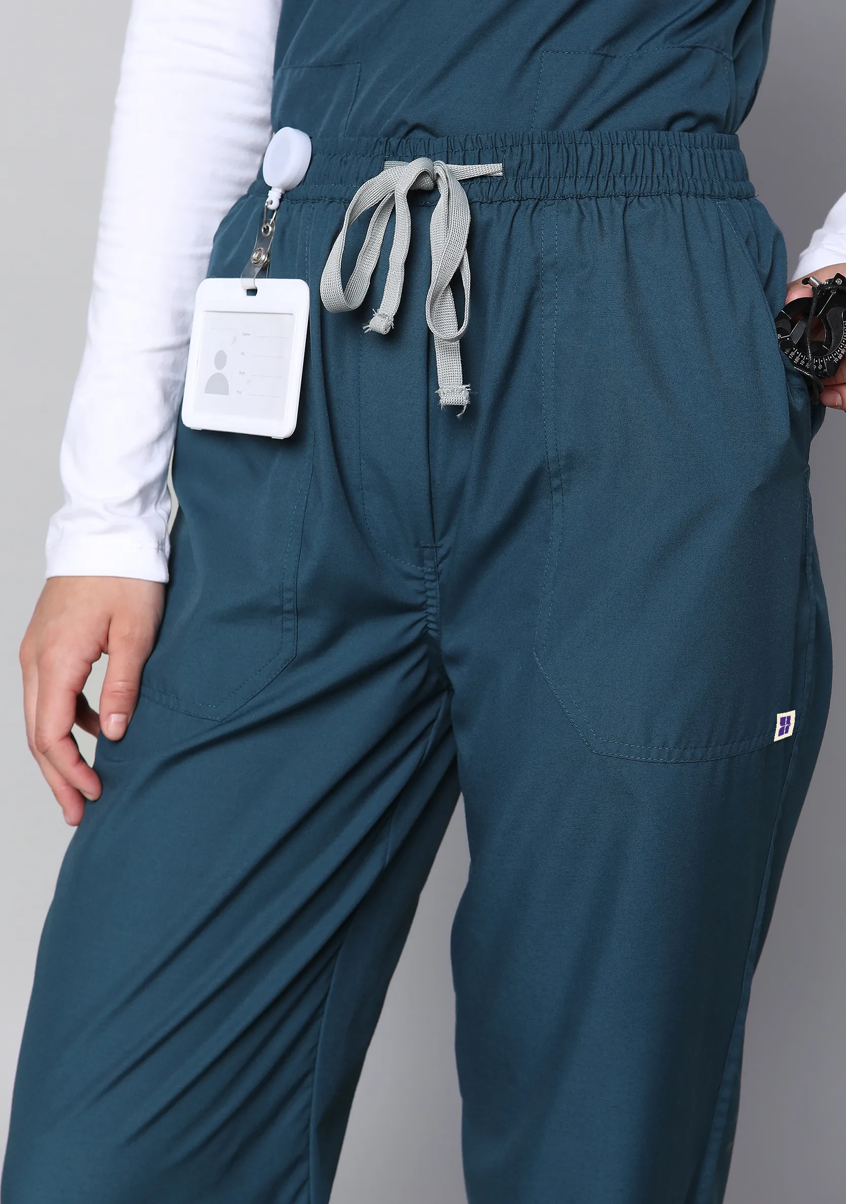 Classic Women's 5-Pocket (Forest Green) Scrub