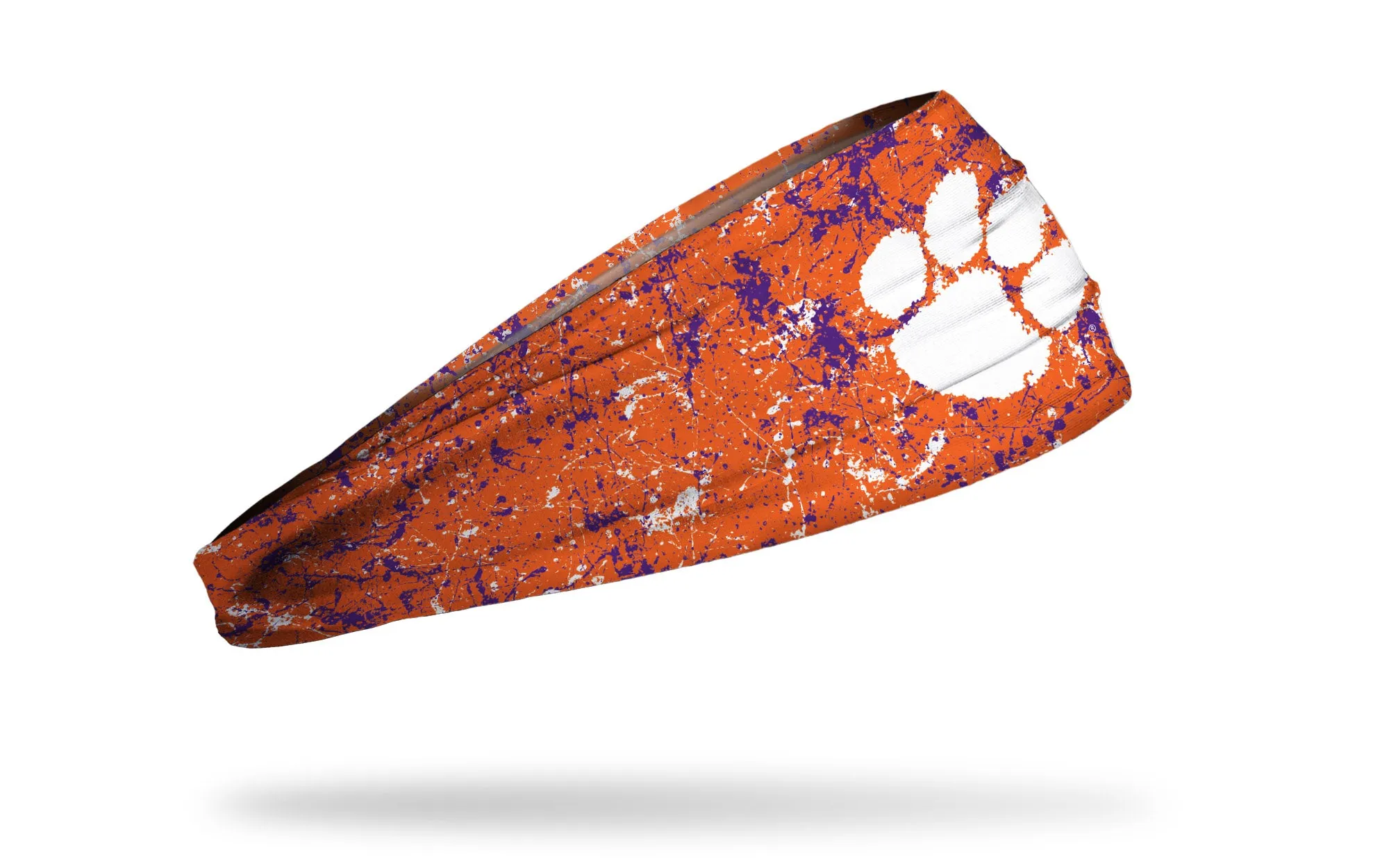 Clemson Tigers: Splatter Orange Headband