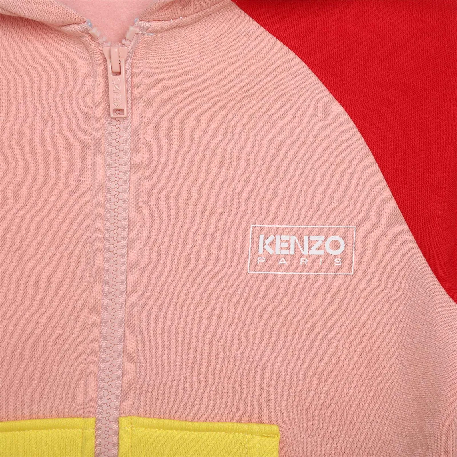 Colourblock Zip-Up Hoodie