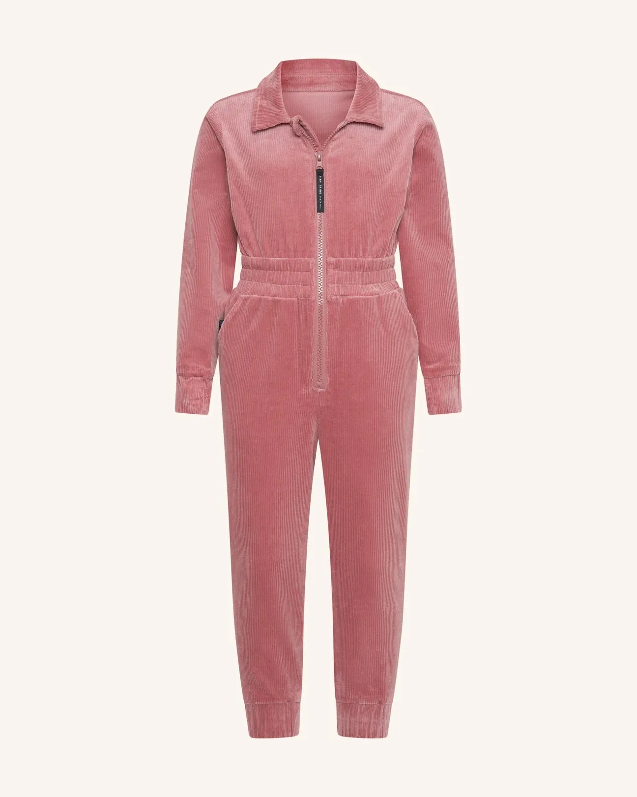 Corduroy Zip Jumpsuit