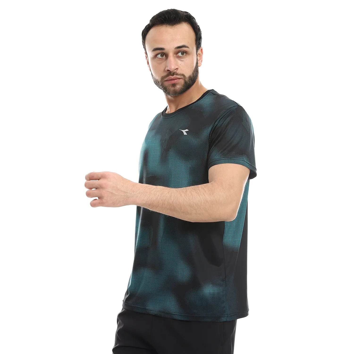 Diadora Men Sports Printed T-Shirt