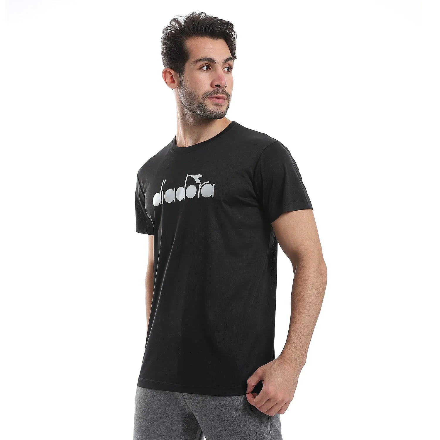 Diadora Men Sports Printed T-Shirt