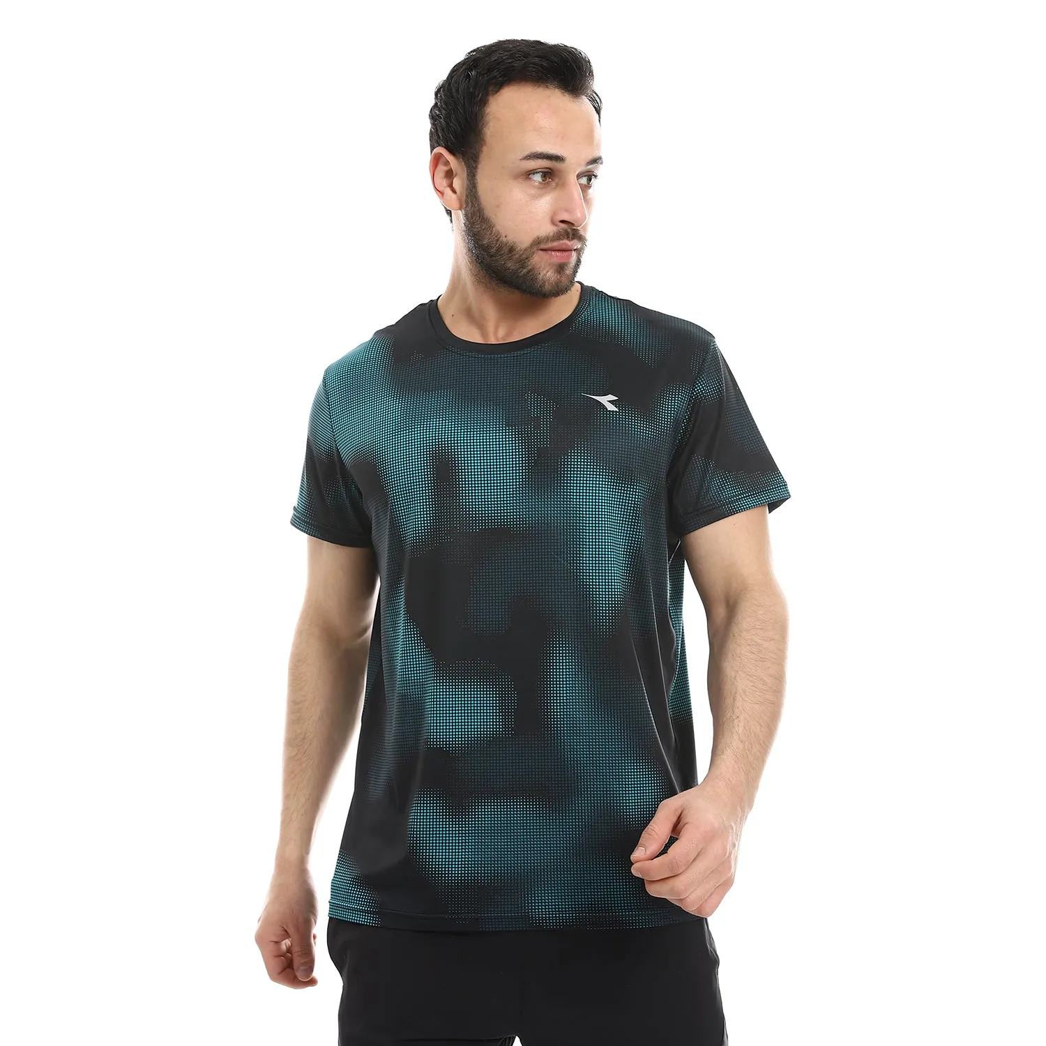 Diadora Men Sports Printed T-Shirt