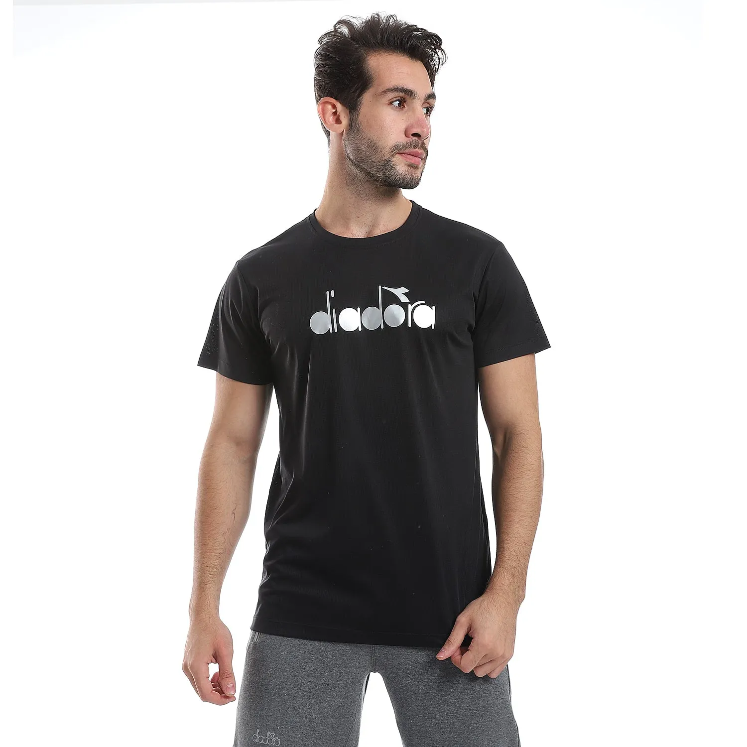 Diadora Men Sports Printed T-Shirt