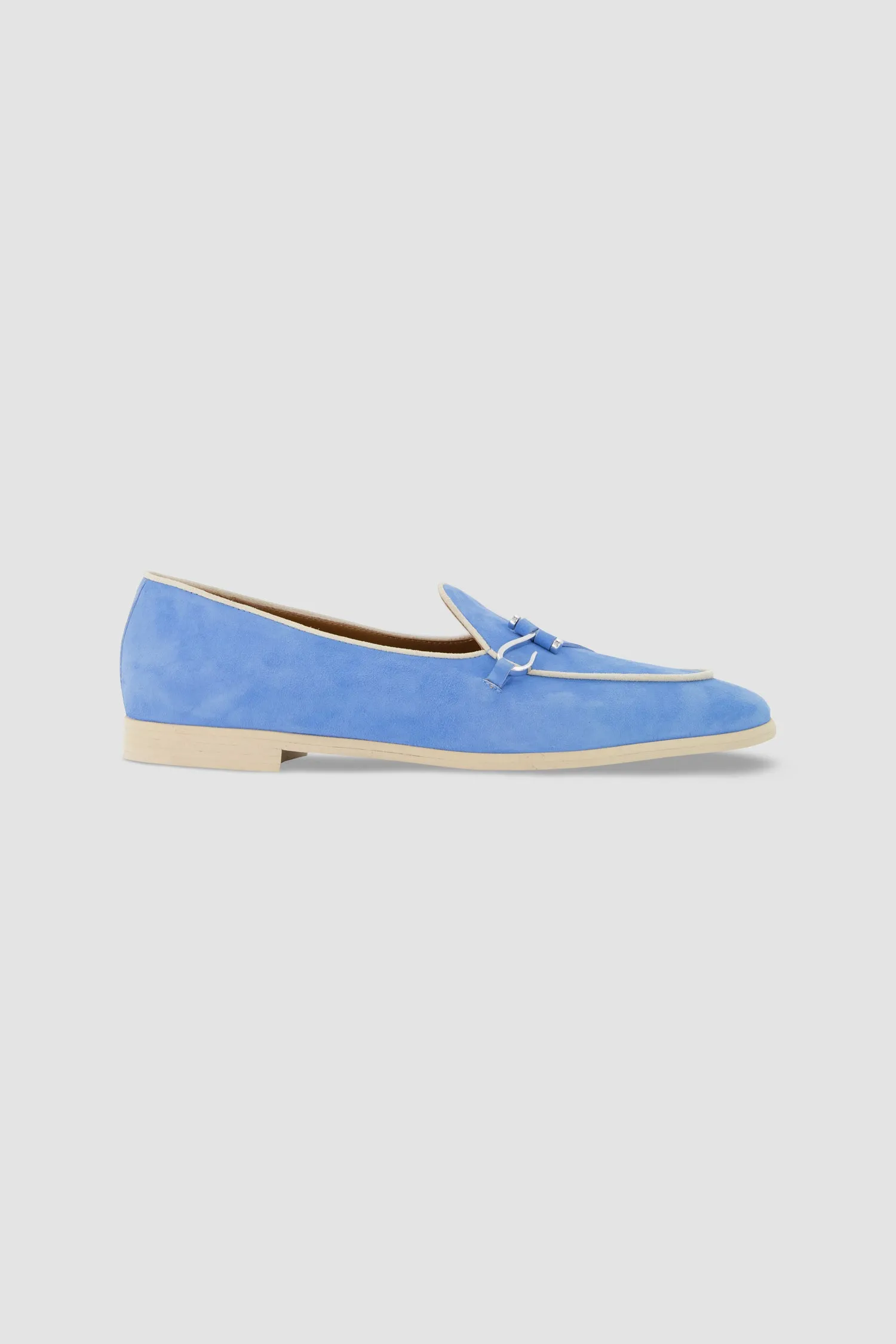 Edhen Milano Comporta Go Blue Suede Loafers