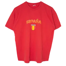 Espana Printed T-Shirt Red (L)