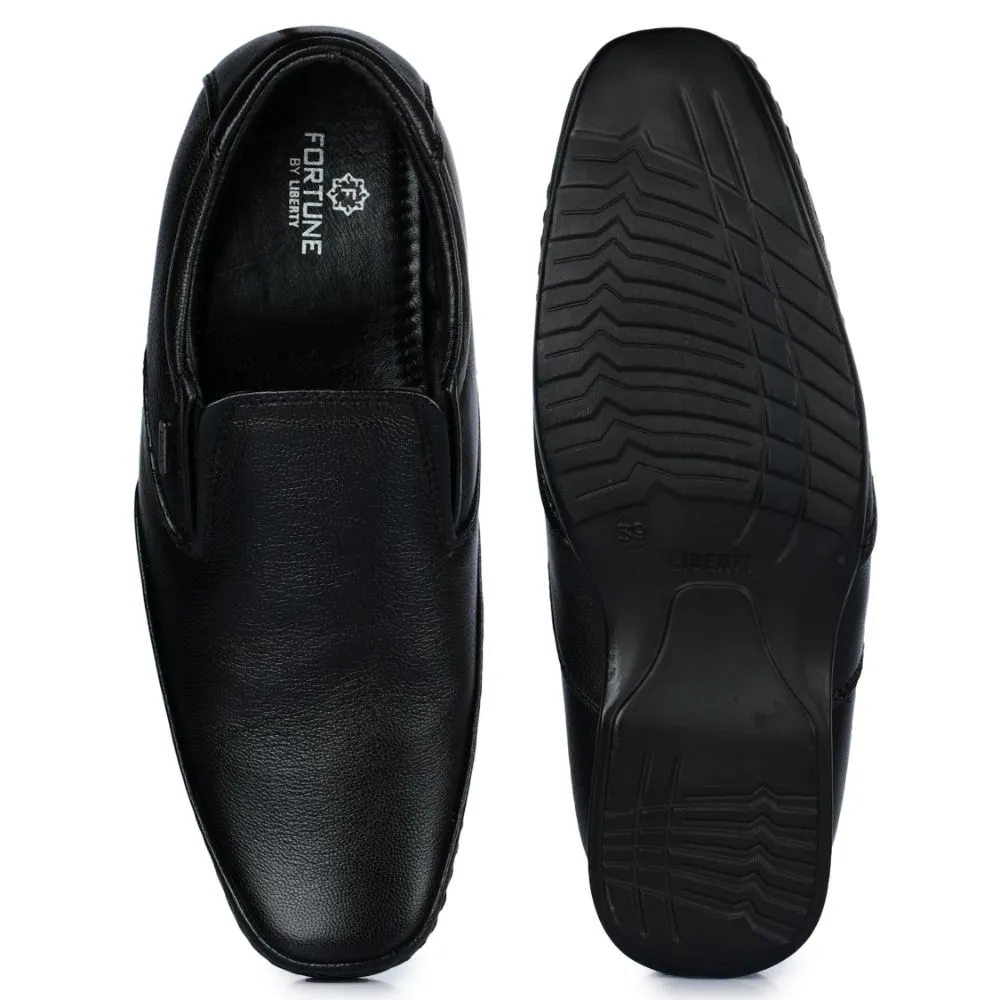 Fortune (Black) Wingtip Loafer Shoes For Men FL-511 By Liberty