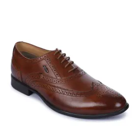 Fortune (Brown) Oxford Wintip Shoes For Men LFW-2 By Liberty