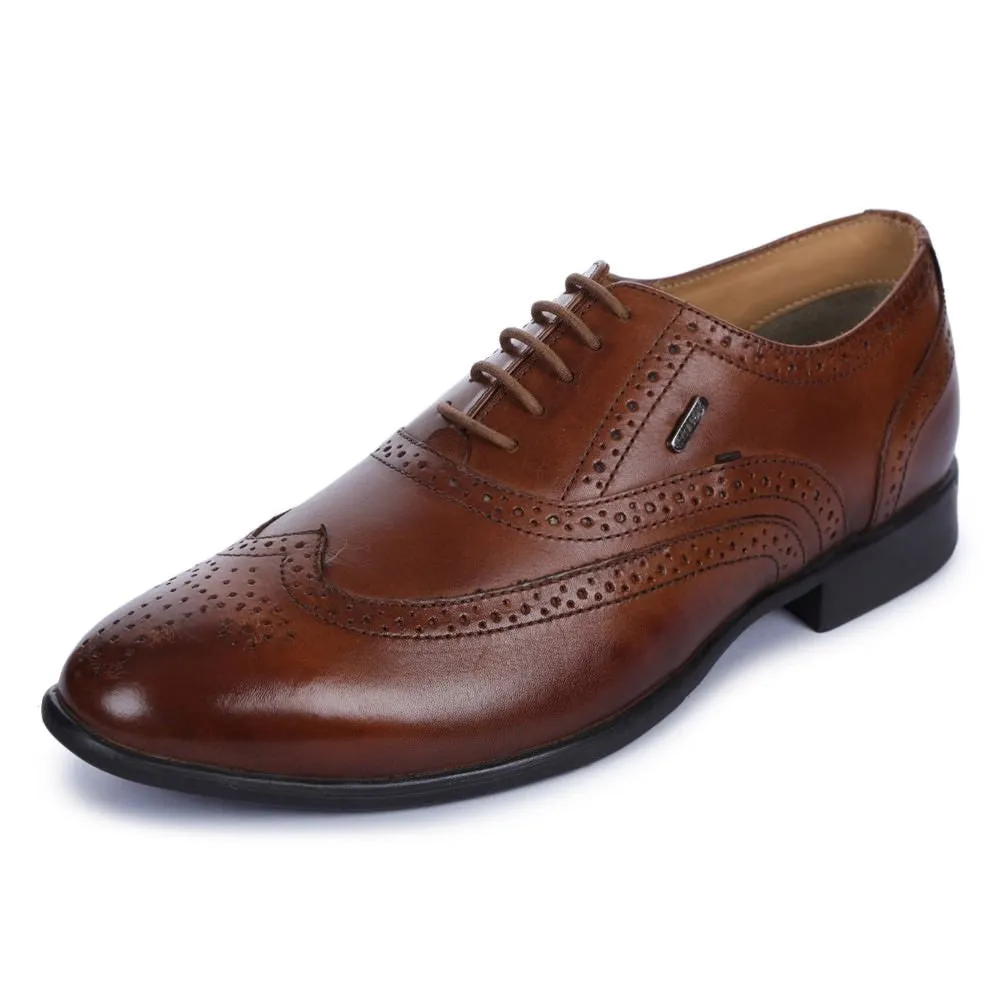 Fortune (Brown) Oxford Wintip Shoes For Men LFW-2 By Liberty