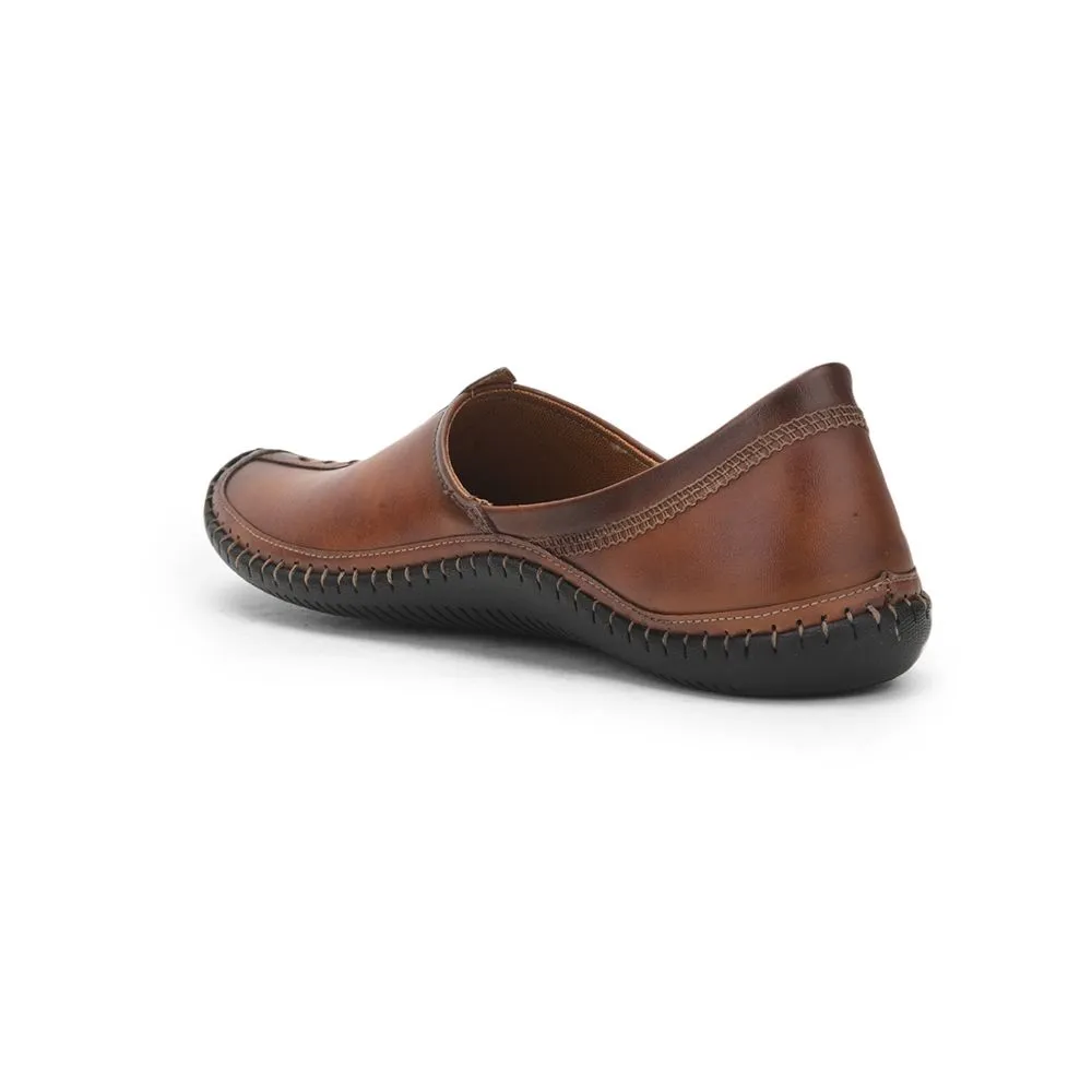 Fortune (Tan) Formal Moccasins Shoes For Men Brl-25 By Liberty