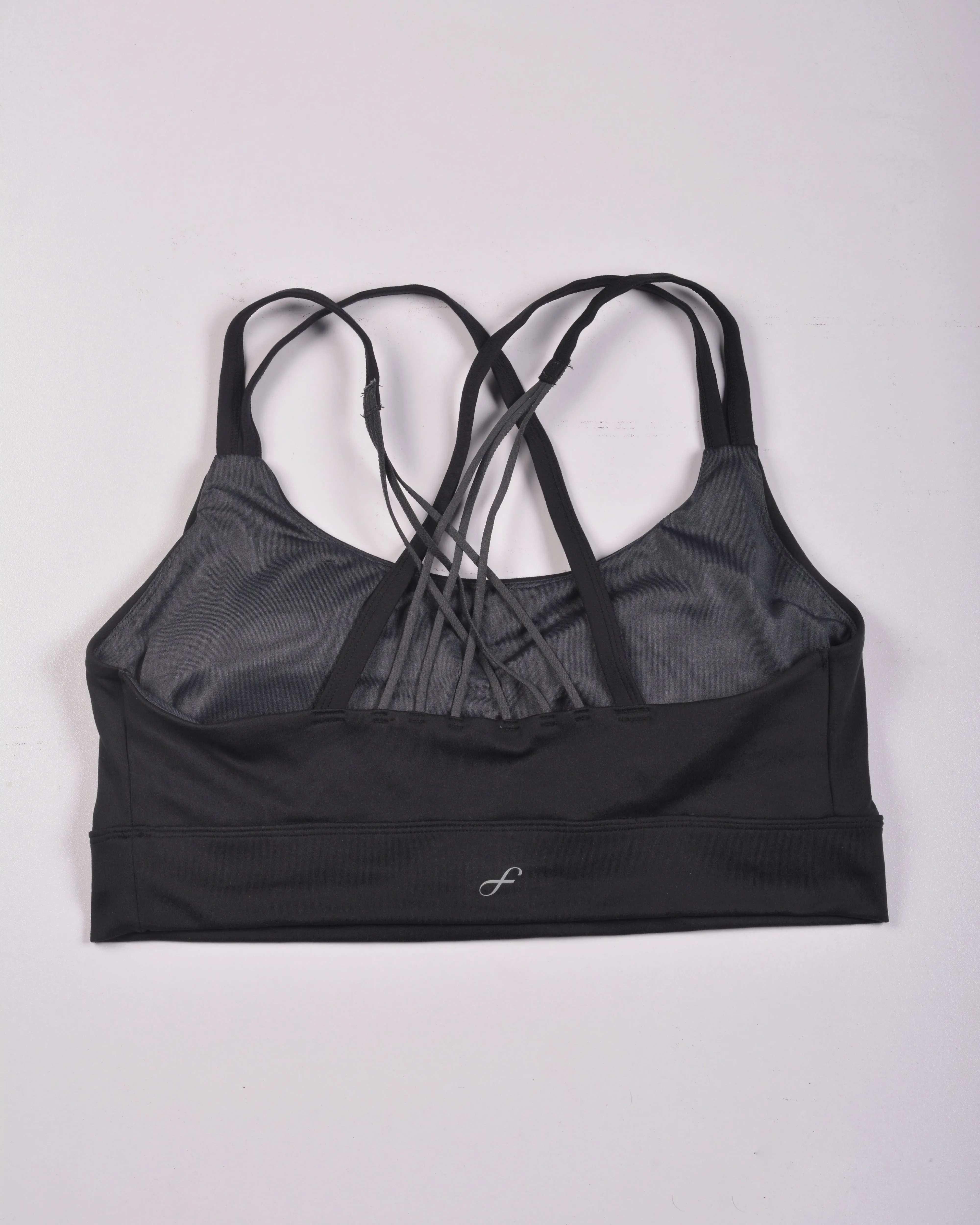 Freely Women's James Strappy Back Sports Bra Black