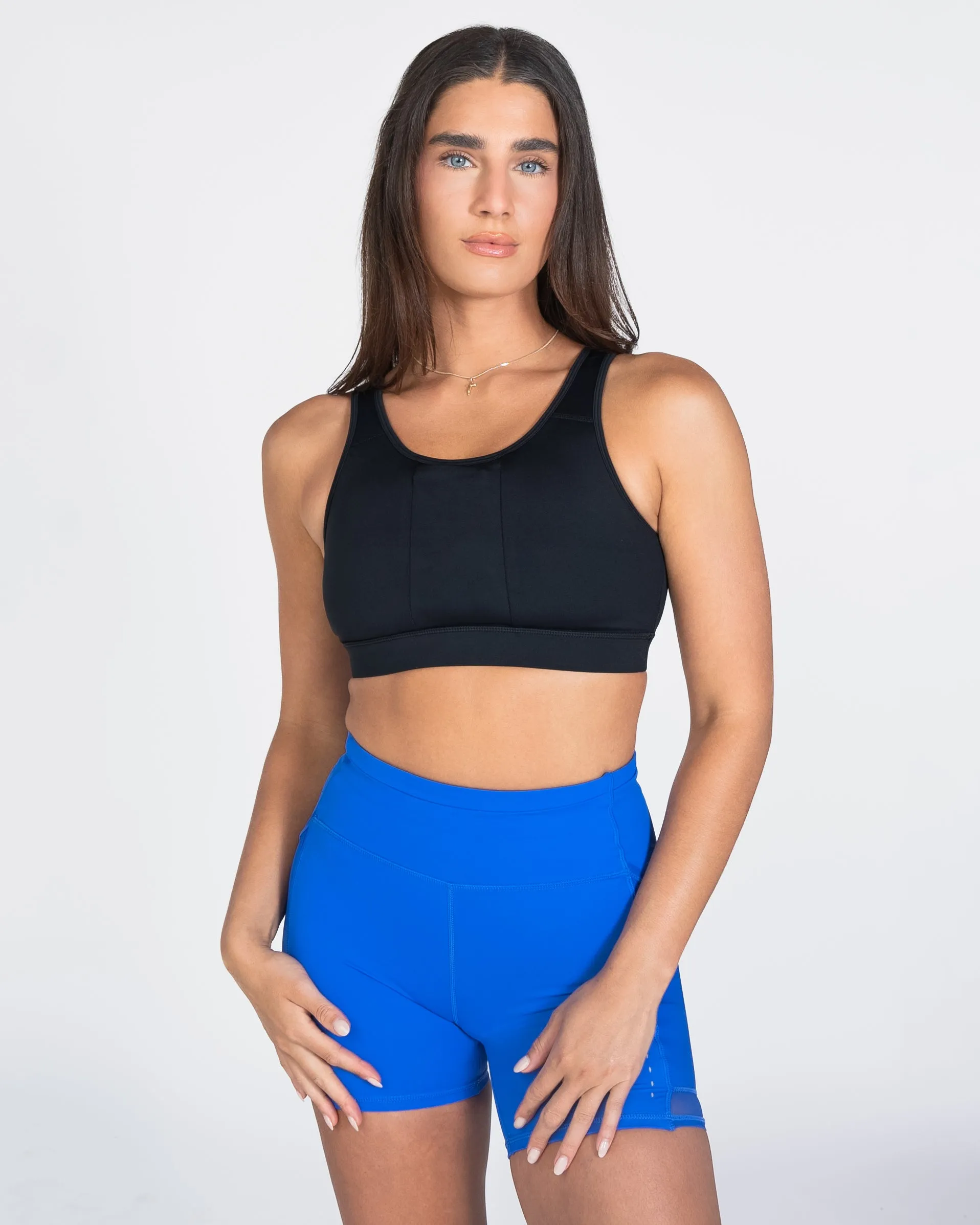 Front Pocket Bra - Black