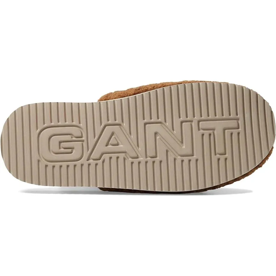 Cozy GANT Miltoon Home Slippers in Tan - Style 25699358