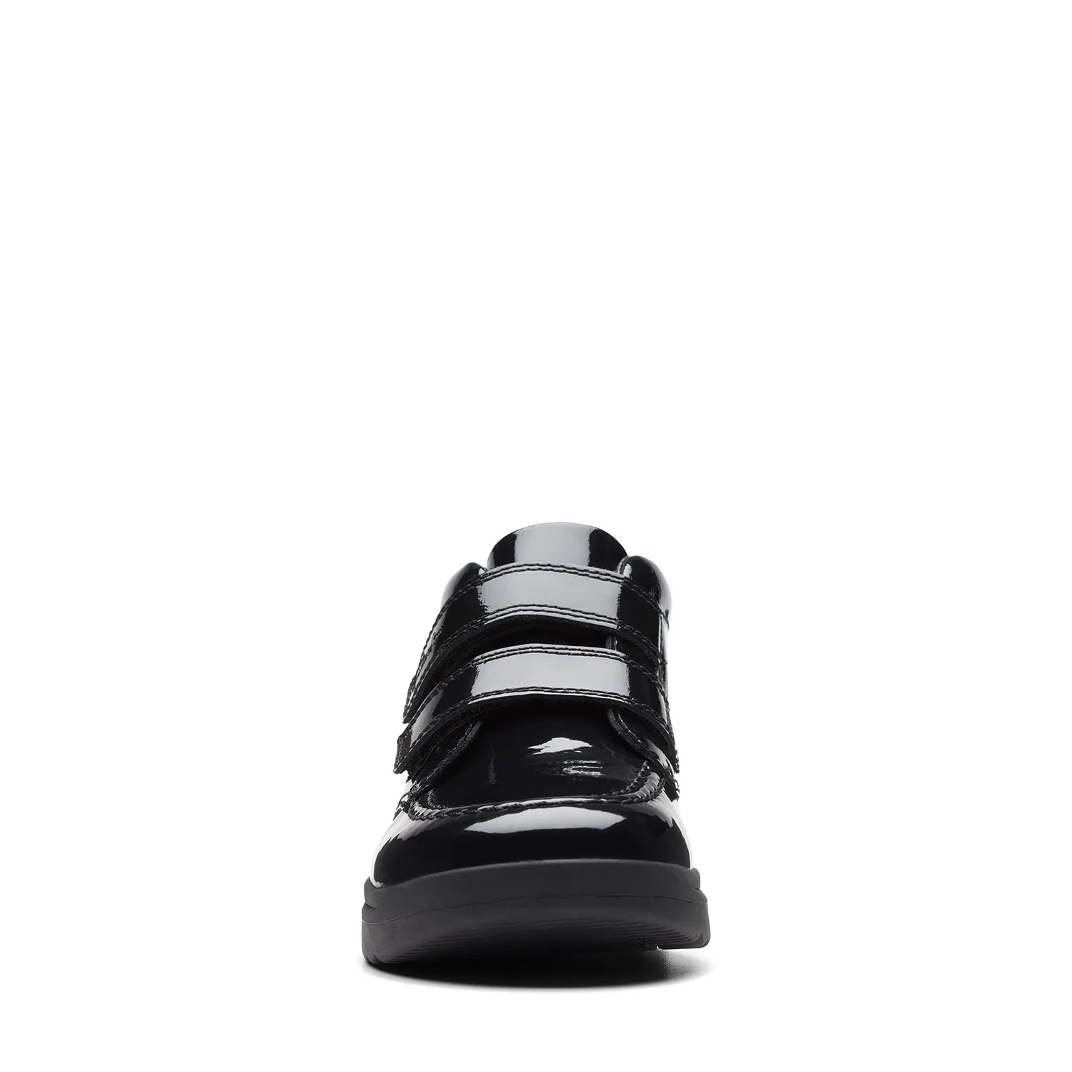 Girls - Goal Strap Kid. Black Patent