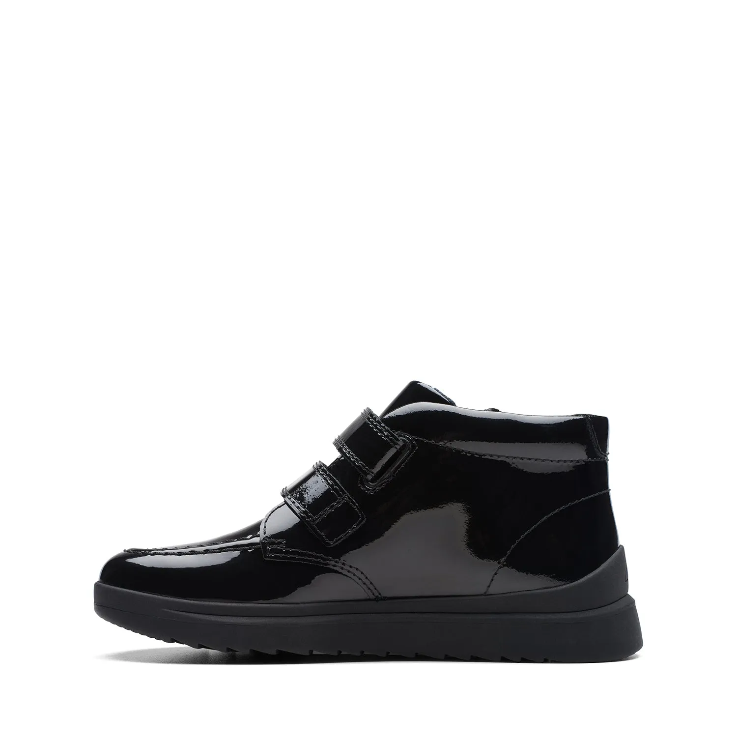 Girls - Goal Strap Kid. Black Patent