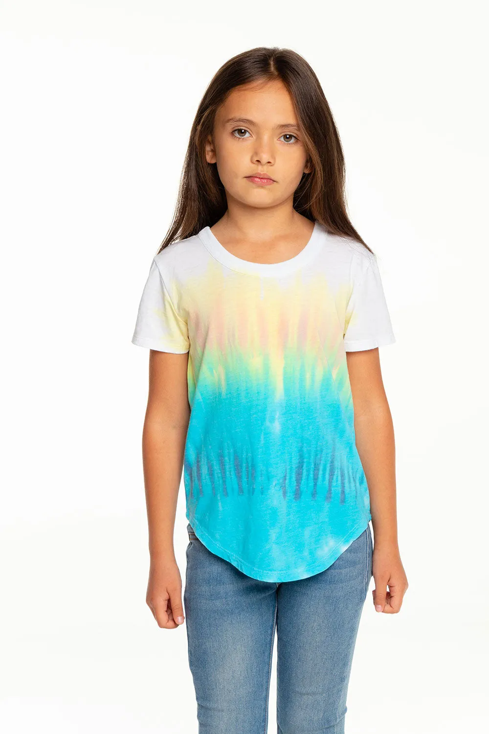 Girls Recycled Vintage Jersey Short Sleeve Scoop Back Shirt