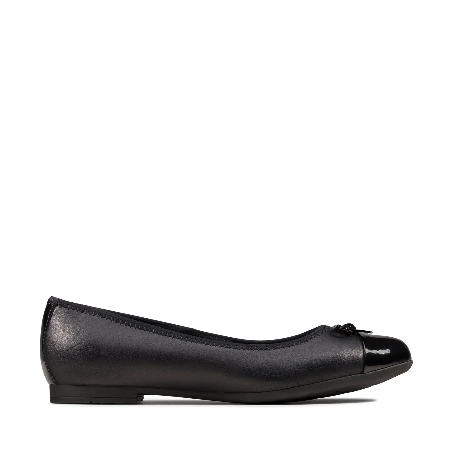 Girls - Scala Bloom Youth Black Leather