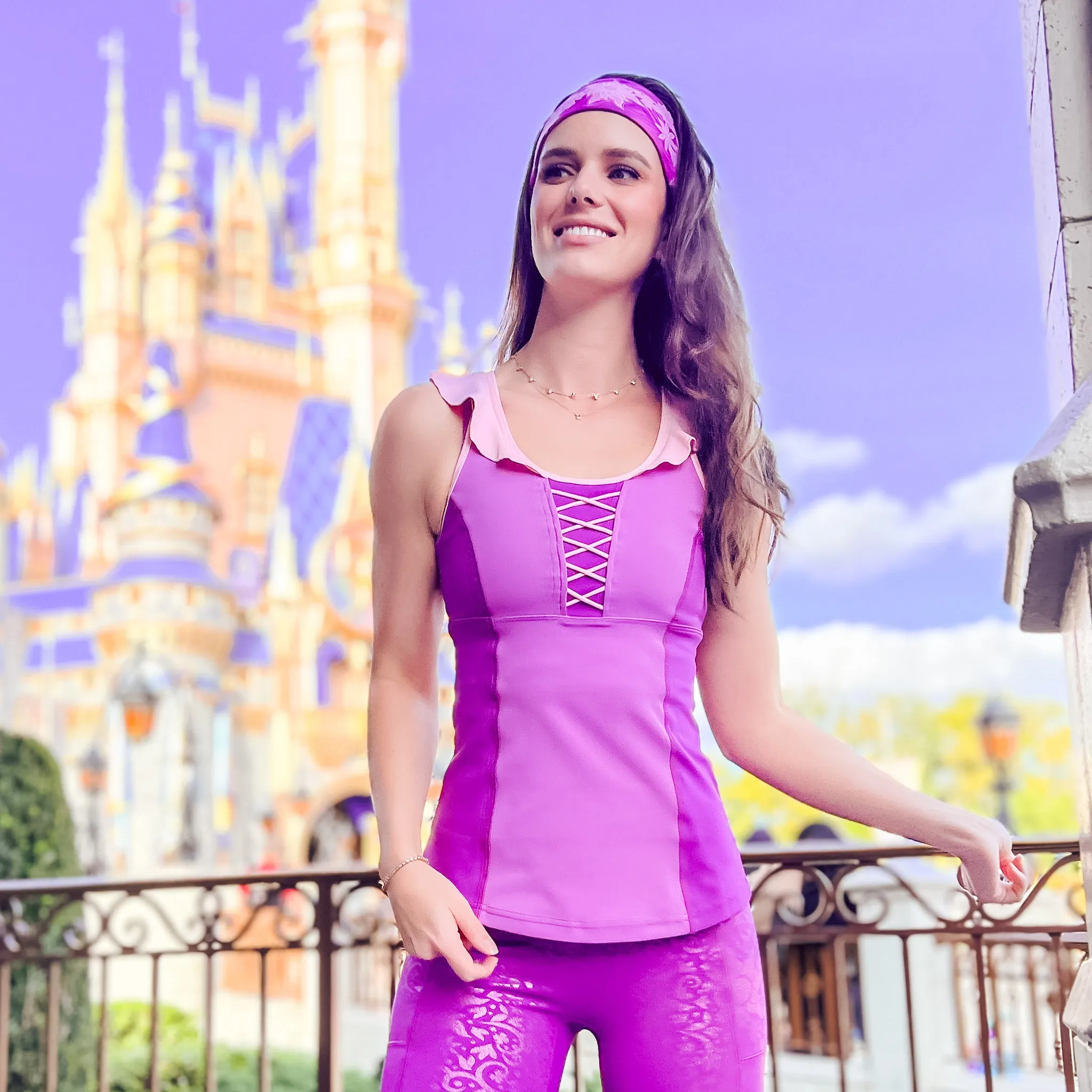 Golden Dreamer Princess Athletic Tank Top